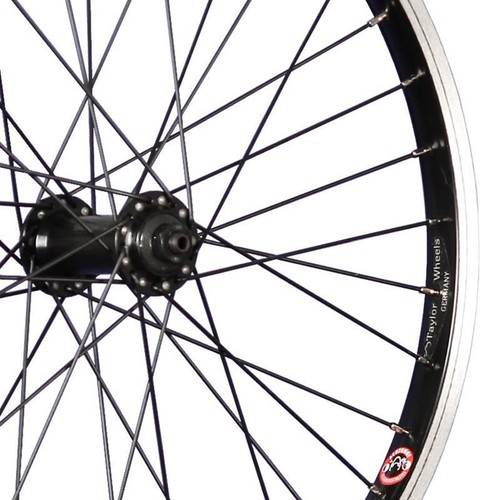 Laufrad 20 Zoll Vorderrad Fahrrad Aluminium Felge Shimano Nabe HB-TX500 schwarz - Bild 2 von 9