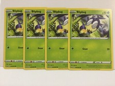POKEMON 4X BLIPBUG 16/202 COMON SWORD & SHIELD NM/M PACK FRESH TCG CARD