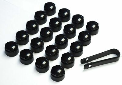FOR AUDI WHEEL NUT COVERS ALL MODELS LOCKING BOLT CAPS 17mm ALLOY