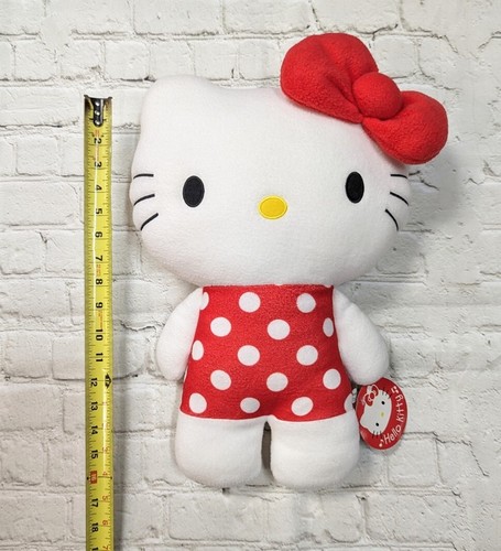 Hello Kitty POLKA DOT Plush 16" 2011 Sanrio RARE - Picture 2 of 4
