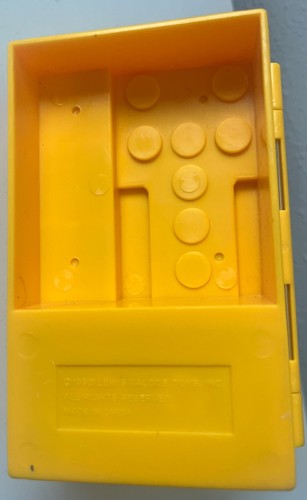 Vintage Micro Machines Yellow Toolbox Pit Kit Toy - Picture 8 of 8