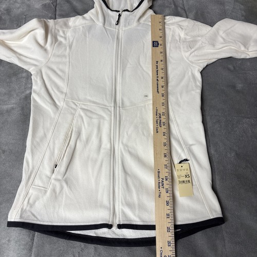 Eddie Bauer Ribbed Hoodie Damen Zip Ivory Pullover Gr. XS Taschen Neu mit Etikett - Bild 10 von 11