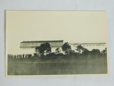 Original Foto Zeppelin Werft mit See und Zeppelin!