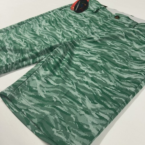 Greg Norman ML75 Microlux Performance Golf Shorts Men’s 32 Play-dry Green Camo - Picture 12 of 15