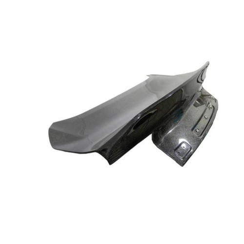 Fit for Ford Mustang 2015-17 REAL CARBON Rear Trunk Boot Lid Bootlid Cover Trim - Picture 11 of 12
