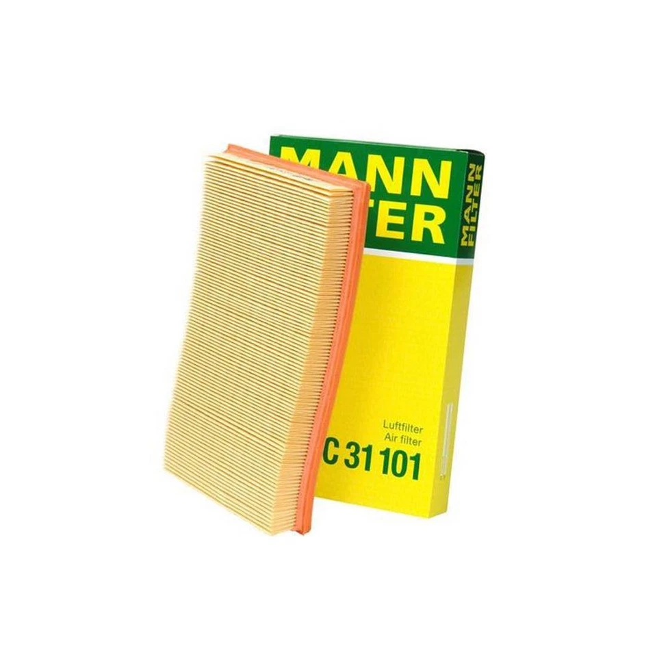 Filtro de aire Mann 1pc compatible con Porsche 944 l4 2.5L UA21 1983 1984 1985 1986 1987 1988 Foto 2 de 4