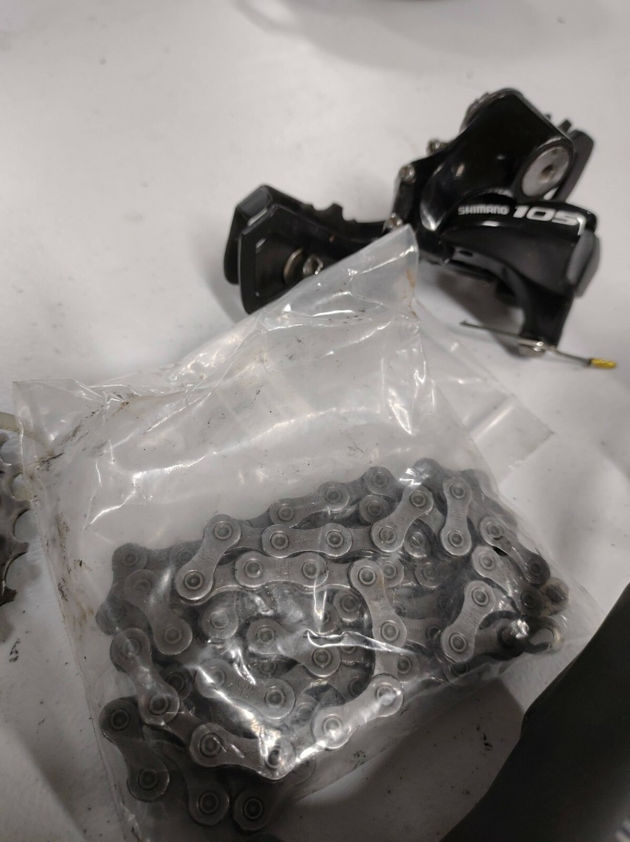 Shimano RS505/5800 105 group, Flat Mount disc brakes, 105 RD and