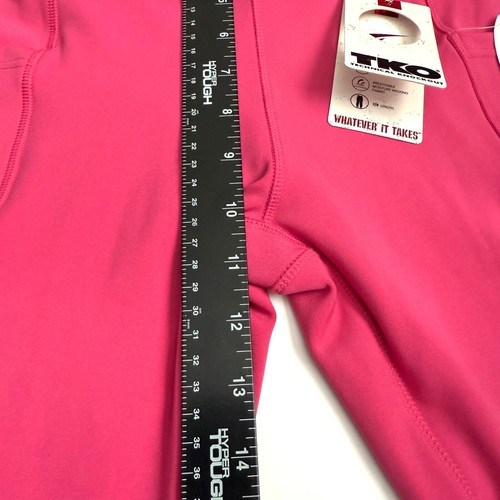 TKO Technical Knockout Leggings Womens Small Pink Media Pocket Athletic NWT - Picture 9 of 11