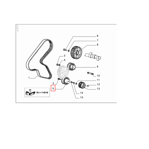TENDICINGHIA FISSO FIAT BRAVO - ALFA 155 - LANCIA DELTA ORIGINALE 60811487 - Picture 2 of 8