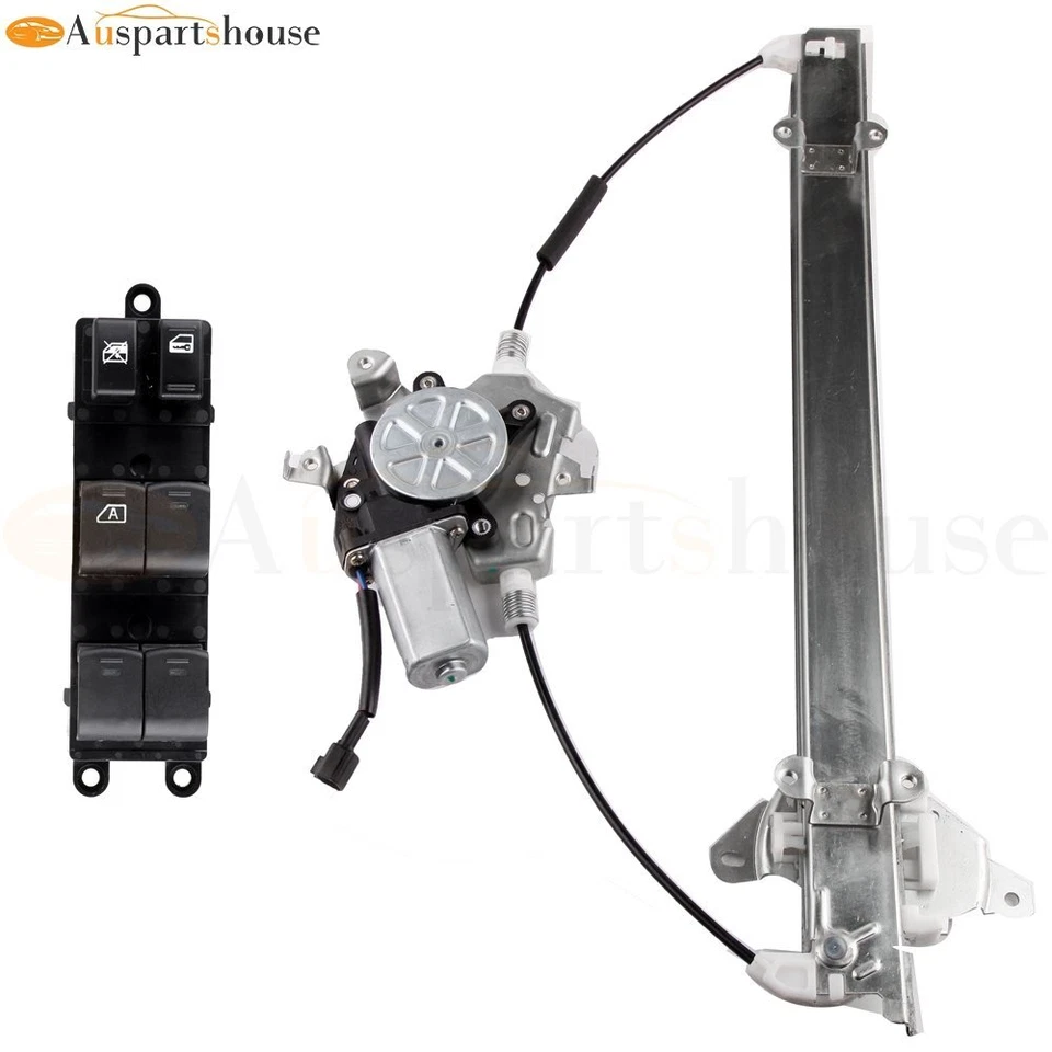 Regulador e interruptor de ventana delantera para 05-10 Nissan Frontier 4,0 L con motor NI1351129 Foto 2 de 4