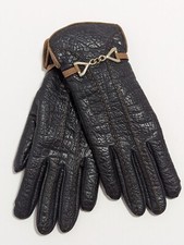 Vintage PU Leather Gloves. Read Description