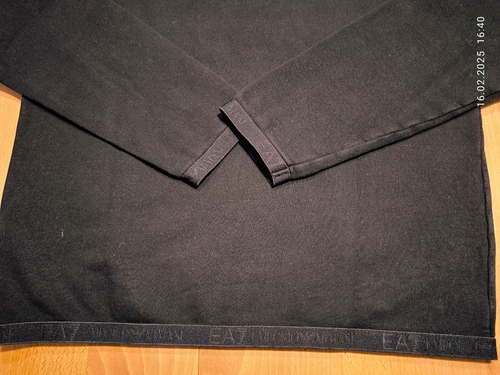 ARMANI EA7 Sweater L schwarz Achselweite: 54cm - Bild 10 von 12