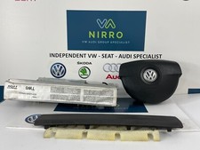 VW TRANSPORTER T5 4 SPOKE DRIVER STEERING WHEEL KIT SAFETY BAG 7H0880201S
