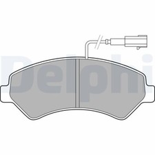 DELPHI LP2492 Bremsbelagsatz, Scheibenbremse für CITROËN  passend für FIAT