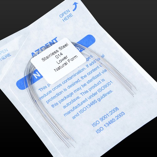 10 Packs AZDENT Dental Orthodontic Arch Wires Stainless Steel Natural Form Round - Picture 42 of 70