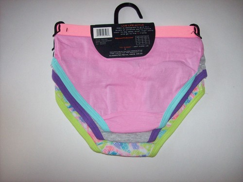 RBX Underwear Girls 3pk Tagless Hipster Cotton Stretch Assortd Colors Design New - Picture 9 of 9