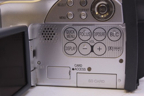 Videocamera DVD/SD Hitachi DZ-MV2000E 2x batterie (NO CARICABATTERIE) NON TESTATA - Foto 6 di 7