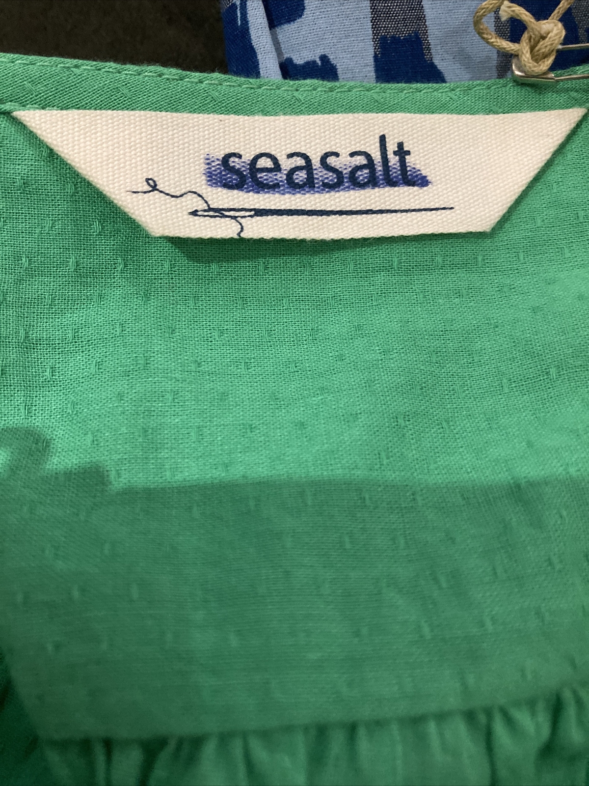Seasalt "Ceramic"  Apple Green Cotton Top, Size 10 UK, BNWT 8