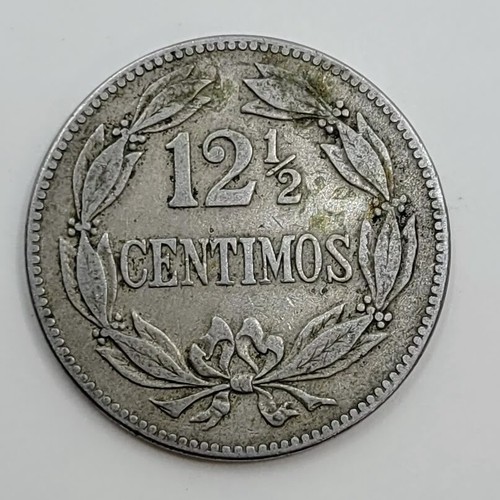 Venezuela 12-1/2 Centimos 1945(p) Copper-Nickel Y#30a - Picture 4 of 4