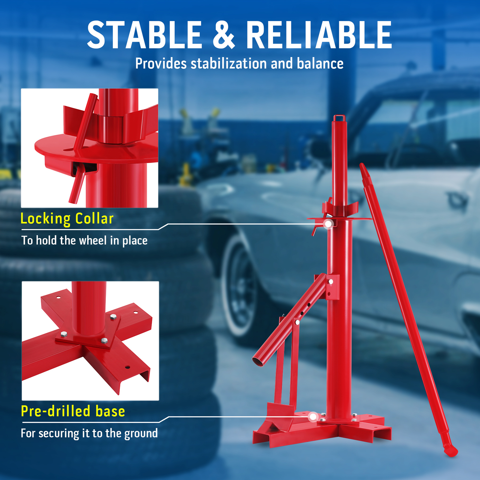 Portable Manual Tire Changer Bead Breaker Tool Machine for Car Truck