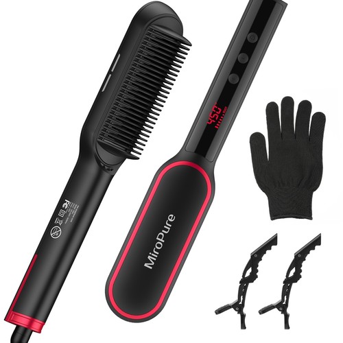 1 Box (20Pcs) Ionic Hair Straightener Brush Comb Negative Ions 13 Temps Heating - Picture 12 of 19