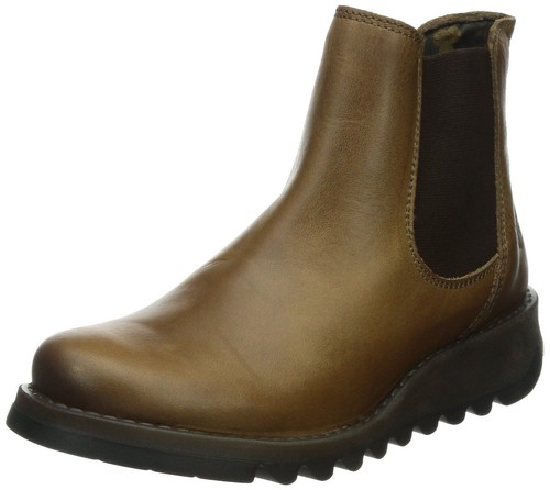 Fly london Salv Camel Leather Womens 