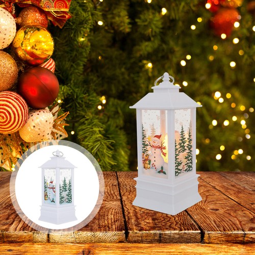Snow Globes Glitter Lanterns Portable Christmas Lights Large eBay