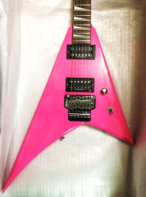 Jackson Made in Japan RRV Pink Randy V w/Case Used Electric Jackson Made in Japan RRV Pink Randy V w/Case Used Electric