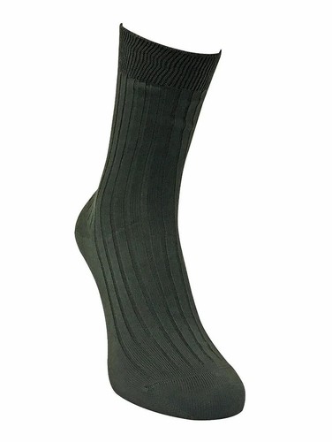 Dr Hunter - 2 Pairs Mens 100% Cotton Breathable Ribbed Walking Hiking Boot Socks - Picture 5 of 15