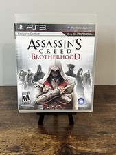 Assassin's Creed Brotherhood (Sony PlayStation 3, 2010) CIB - MINT DISC