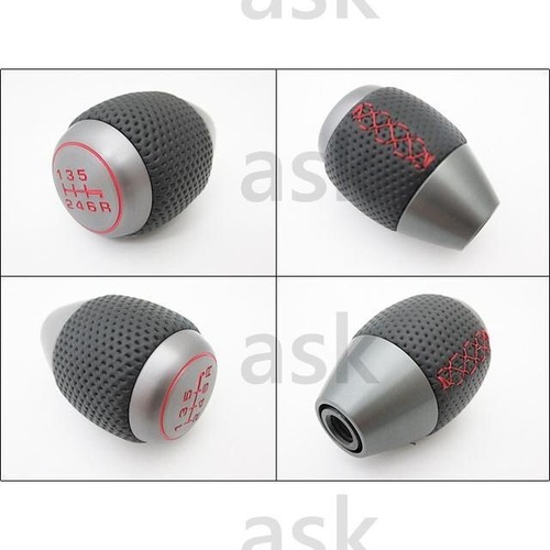 Genuine Honda Acura INTEGRA TYPE S DE4 DE5 Shift Knob (Type V) Red Stitch 6MT - Picture 7 of 7