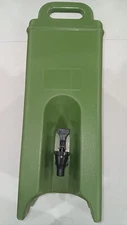 Hot/Cold Cambro Beverage Dispenser (Green) 4.75 Gal. Preowned. 