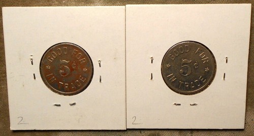 2 Superior, Wis.: Freddie’s + Joe’s Pickwick, bueno para 5c en comercio. níquel de cobre - Imagen 2 de 2