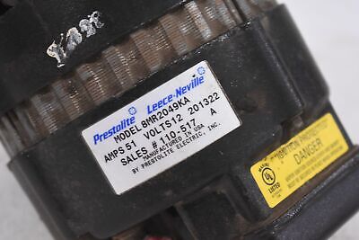 LEECE-NEVILLE 8MR2049KA, 8RG2069 PRESTOLITE ALTERNATOR, 51A LEECE-NEVILLE 8MR2049KA, 8RG2069 PRESTOLITE ALTERNATOR, 51A