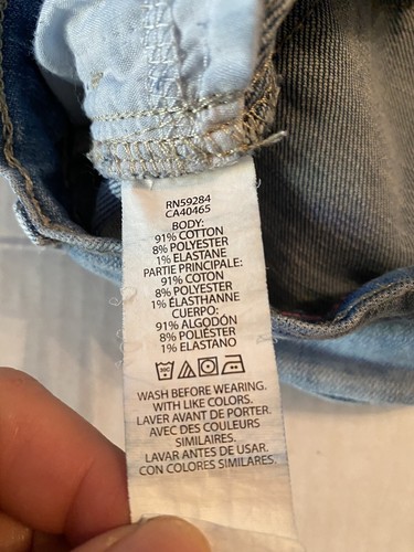 Childrens’s Place Girls Size 8 Skinny Blue Faded Jeans - Picture 10 of 10