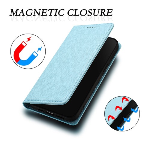 Magnetic Leather Case Wallet Flip Cover For iPhone 16e 16 15 14 13 12 11 Pro MAX - Picture 90 of 121