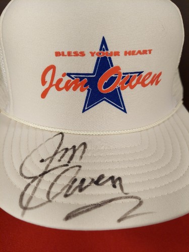 Signierte Jim Owen Bless Your Heart Mesh Snapback Mütze weiß - Bild 2 von 12