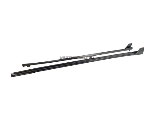17-24 CARBON FIBER FITS TESLA MODEL 3 FASTBACK 4D SEDAN SIDE SKIRTS BODY KITS - Foto 4 di 4