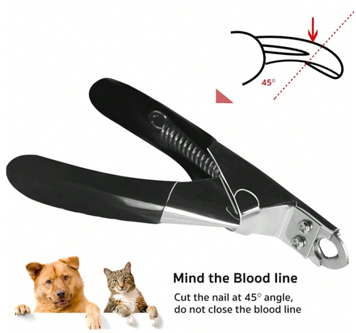 1PC Dog And Cat Nail Clipper, Pet Claw Trimmer, Stainless Steel Nail File - NEW - Picture 3 of 11