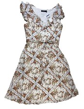 NWT Polo Ralph Lauren Womens Midi Dress Multicolor 16 Georgette Belted Floral