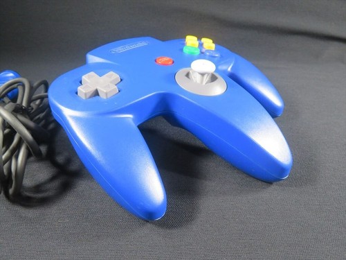 64 controller blue pad n64 Nintendo Japan official tested /n64 Japanese game jp - Picture 14 of 19