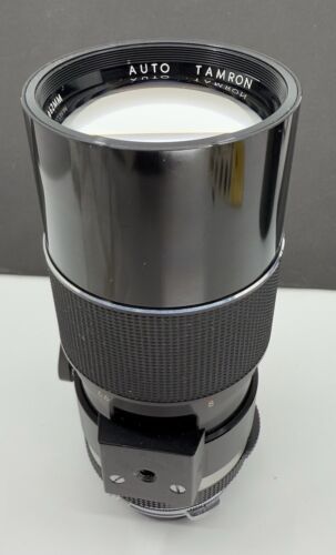 AUTO TAMRON 200mm f3.5 Telephoto LENS w Minolta Adapt-A-Matic Mount & Hard Case - Picture 7 of 11