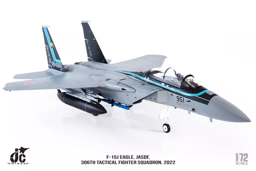 1:72 JC Wings F-15J EAGLE,JASDF306TH TACTICAL FIGHTER SQUADRON Diecast Model - Picture 9 of 12