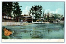1907 Beach Park Lake Charcoggagoggmacnhaugagogg Webster Massachusetts Postcard