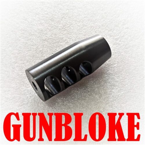 TIKKA T1X - MAX-TAC3 MUZZLE BRAKE 1/2x20 or 1/2x28 - 17HMR/22LR/22WMR - Picture 4 of 5