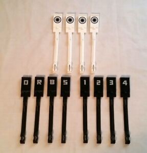 Bally Flash Gordon Pinball Machine DROP TARGET SET