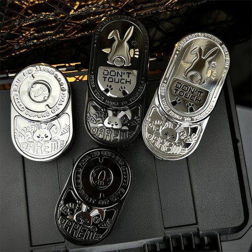 Angry Rabbit EDC Fidget Slider Edelstahl mechanische Ratsche Fidget Spielzeug - Bild 4 von 8