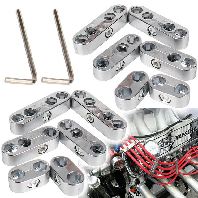 2Sets Spark Plug Wire Separator Looms 7mm 8mm 9mm For Ford Chevy SBC