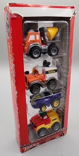 Hasbro Tonka Chuck & Friends 2006 In Package Die Cast Trucks Set Of 4. - Picture 8 of 13