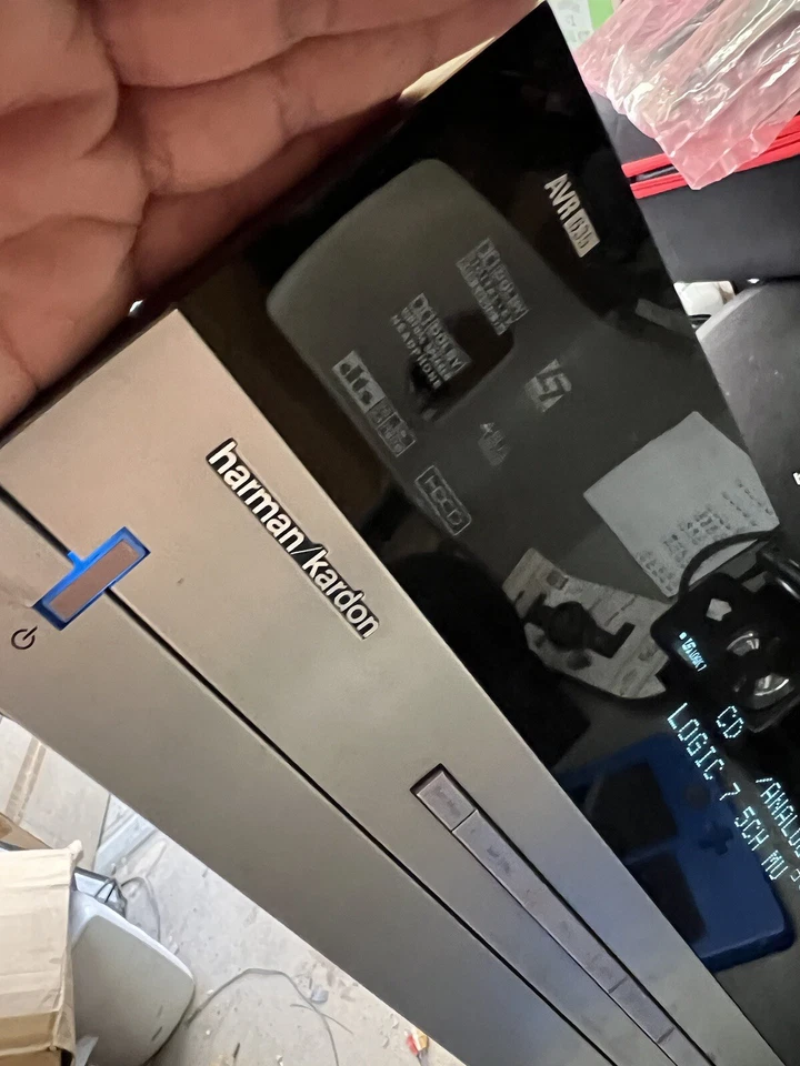 Harman Kardon AVR 635 7.1 Channel 75 Watt Receiver Tested and Working NO REMOTE - Image 2 of 4